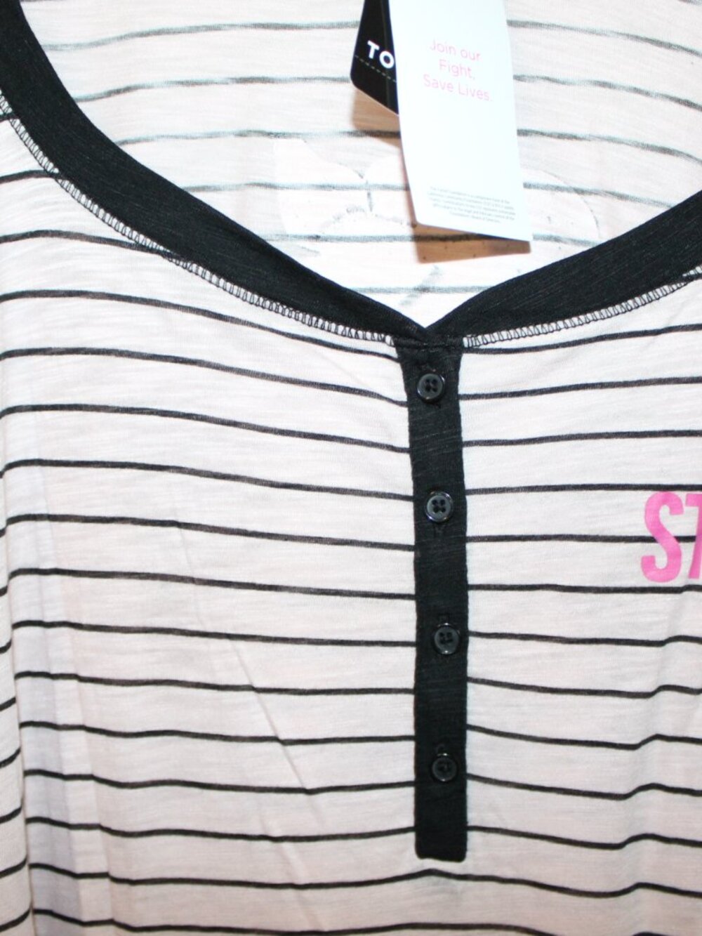 NWT Torrid BCA Stripped TunicHenley Night gown. NICE Size 5X(28W) - Picture 6 of 6
